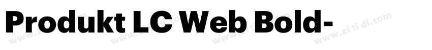 Produkt LC Web Bold字体转换 Produkt LC Web Bold字体转换